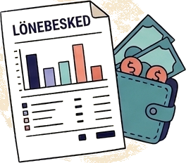 Mall för lönespecifikation